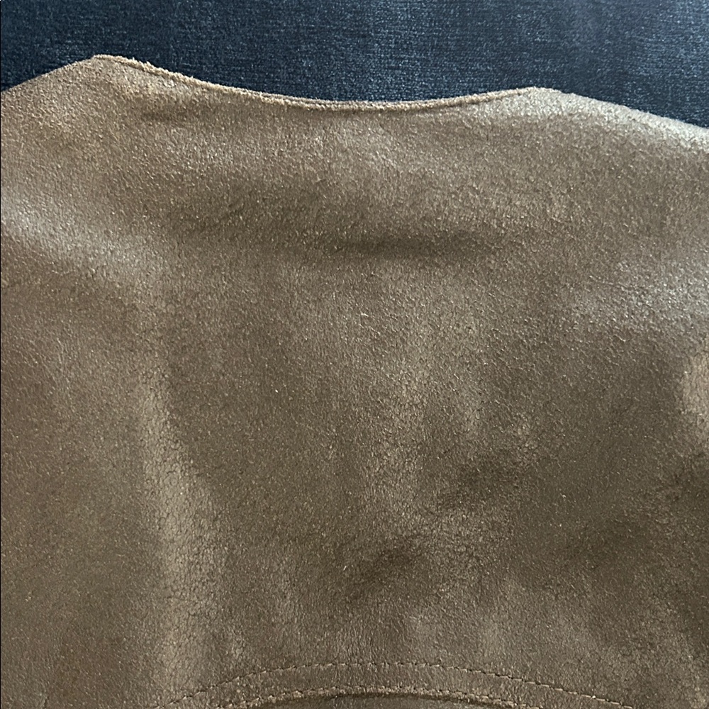 Cripple Creek Men's small Brown Leather Vest - Picture 5 of 12